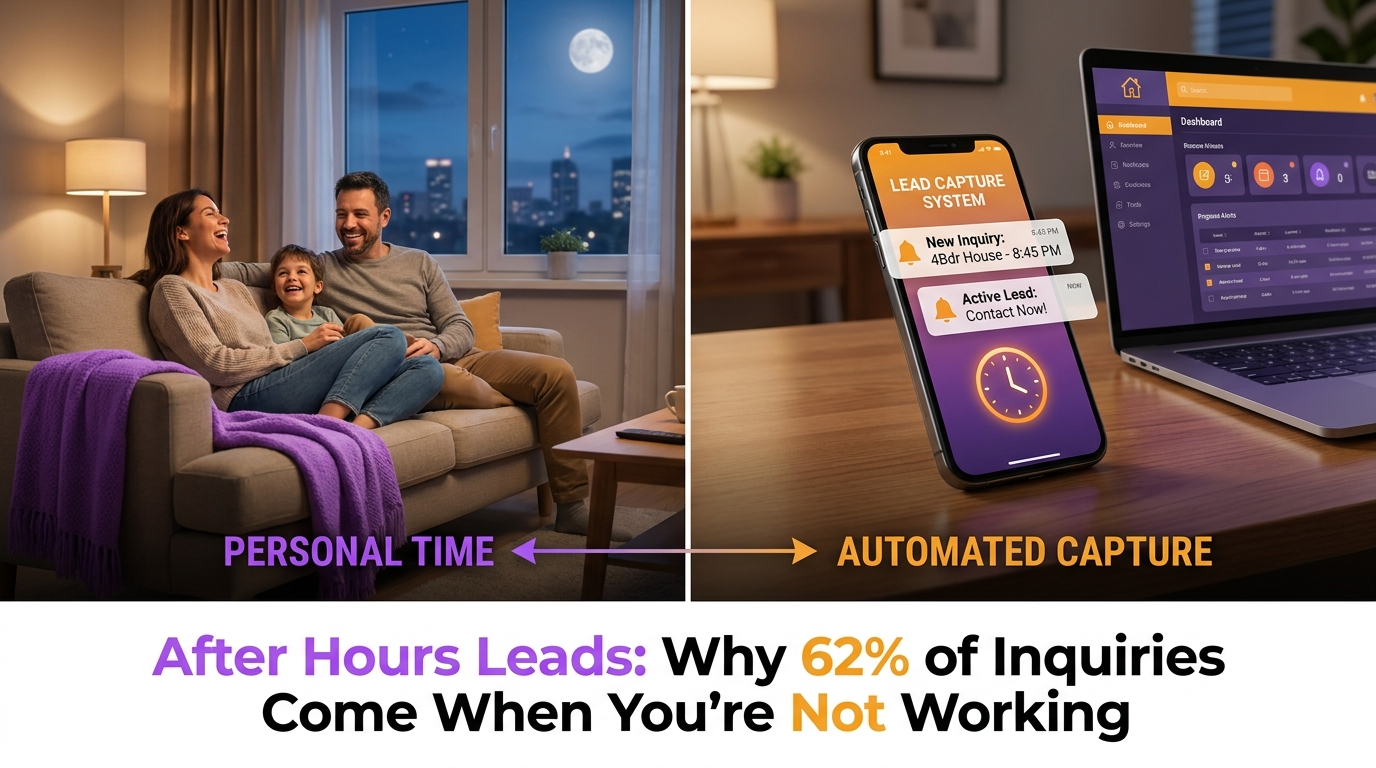 After Hours Leads: Why 62% of Inquiries Come When You're Not Working