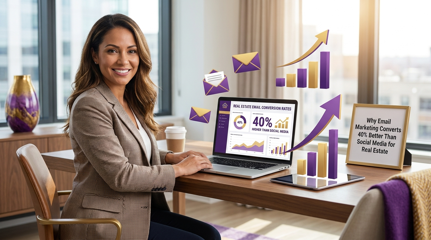 Why Email Marketing Converts 40% Better Than Social Media for Real Estate