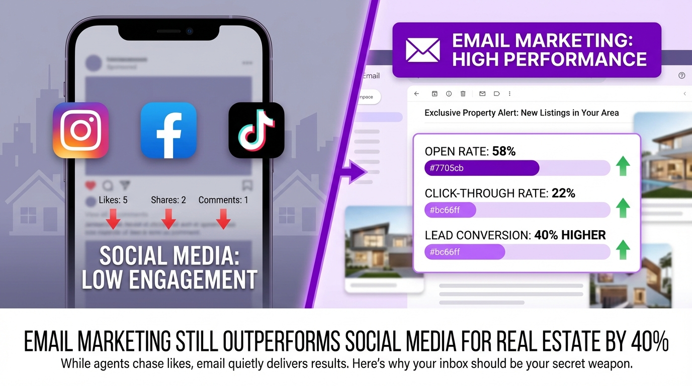 Email Marketing Still Outperforms Social Media for Real Estate by 40%