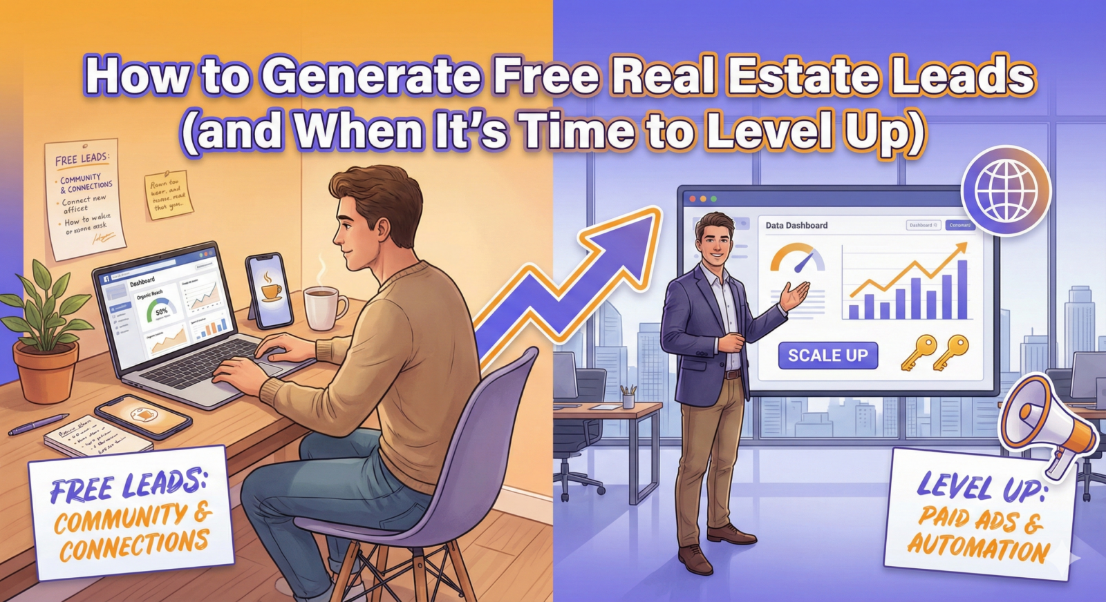 How to Generate Free Real Estate Leads (and When It’s Time to Level Up)