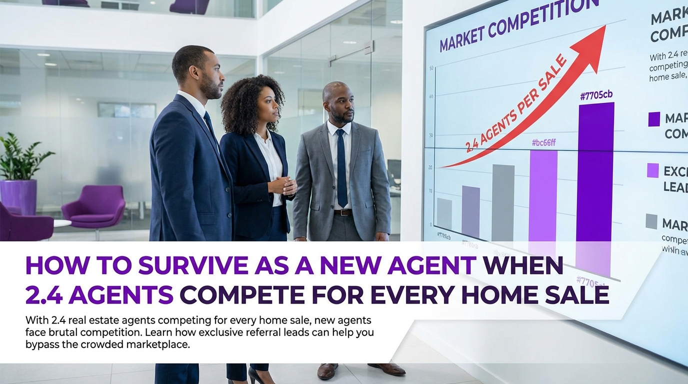 How to Survive as a New Agent When 2.4 Agents Compete for Every Home Sale