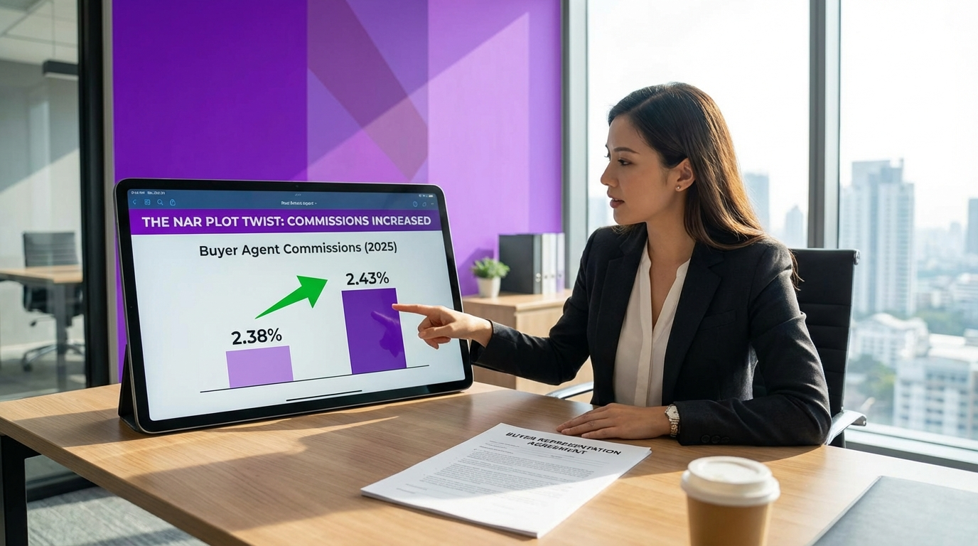 The NAR Settlement Plot Twist: Buyer Agent Commissions Actually Went Up
