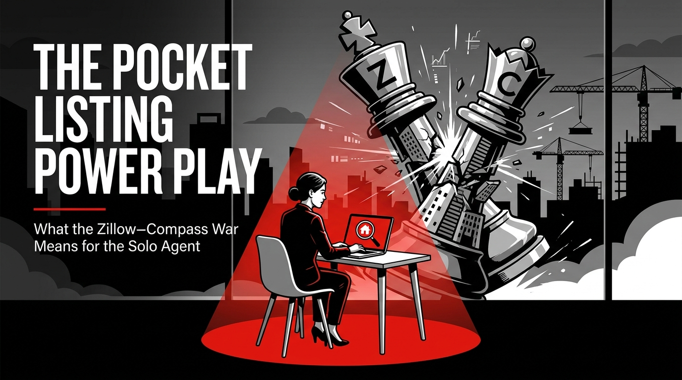The Pocket Listing Power Play: What the Zillow–Compass War Means for the Solo Agent