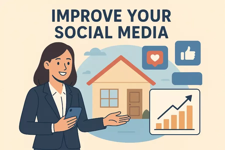 5 Essential Tips for Real Estate Agents to Improve Their Social Media Presence