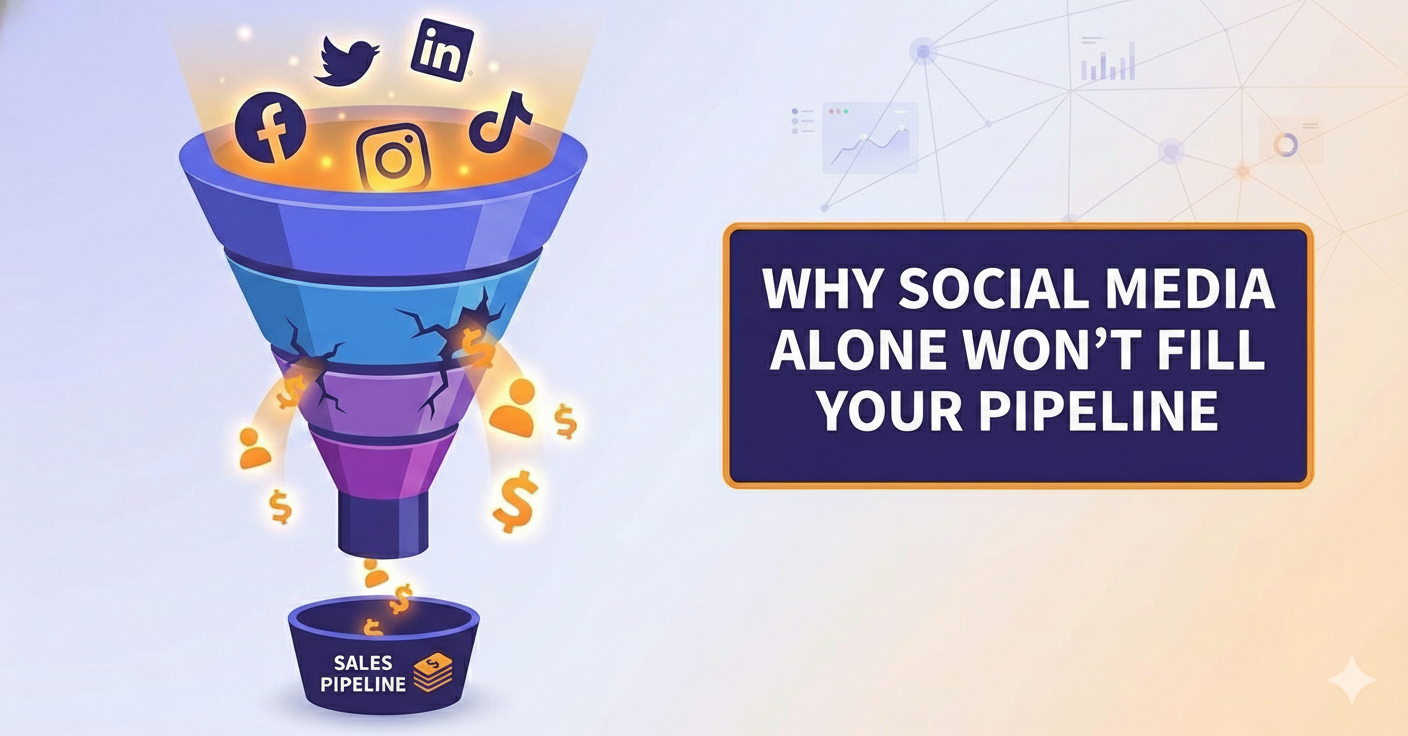 Why Social Media Alone Won't Fill Your Pipeline