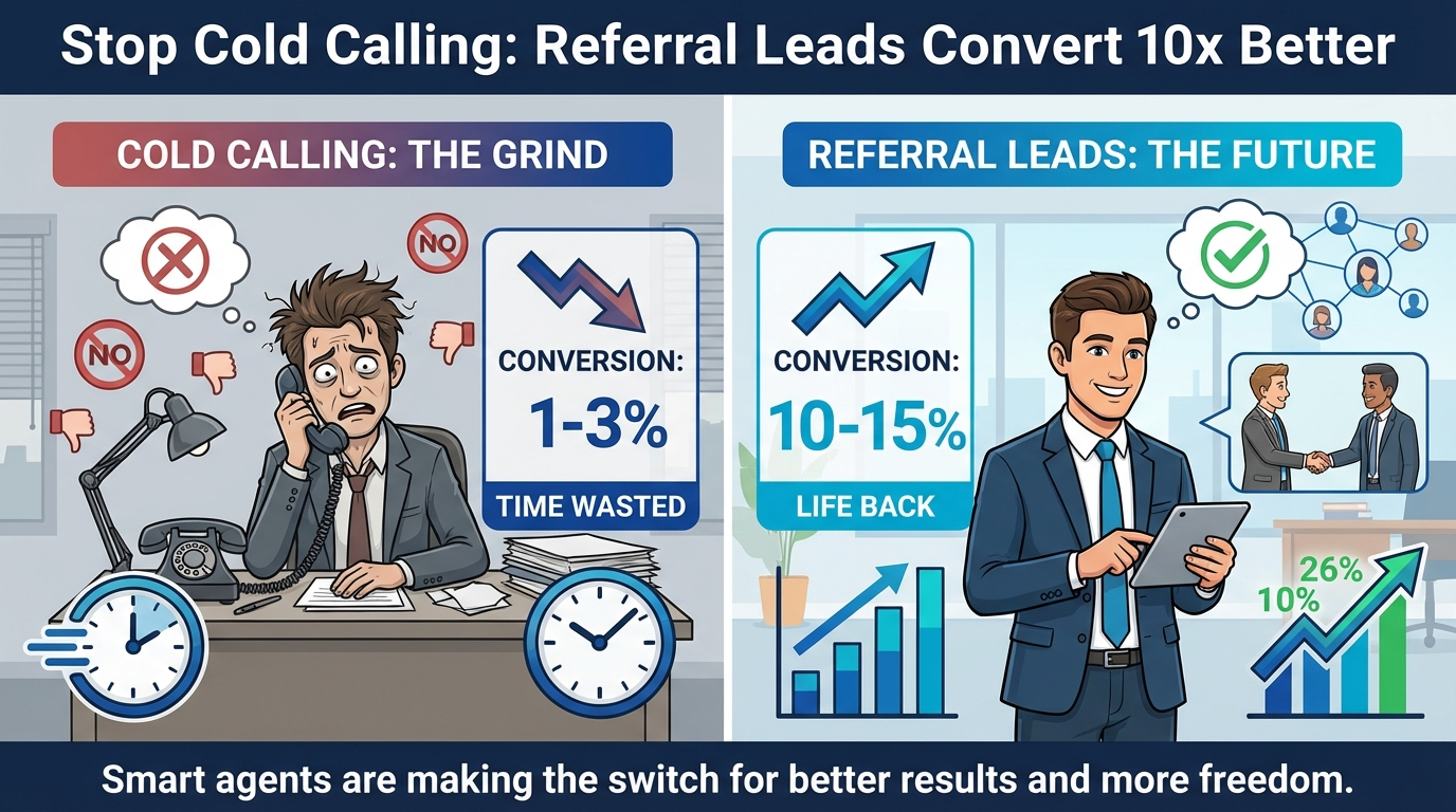 Stop Cold Calling: Referral Leads Convert 10x Better