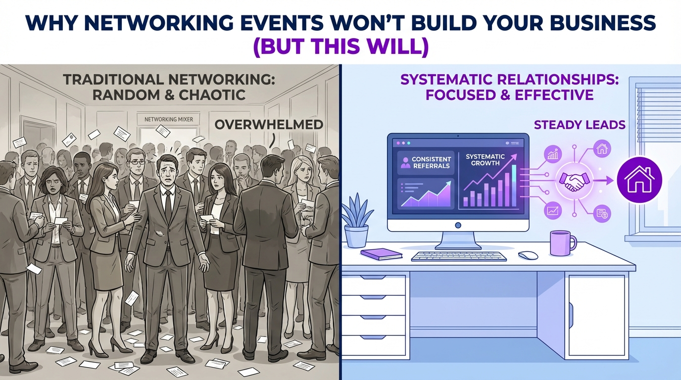 Why Networking Events Won't Build Your Business (But This Will)