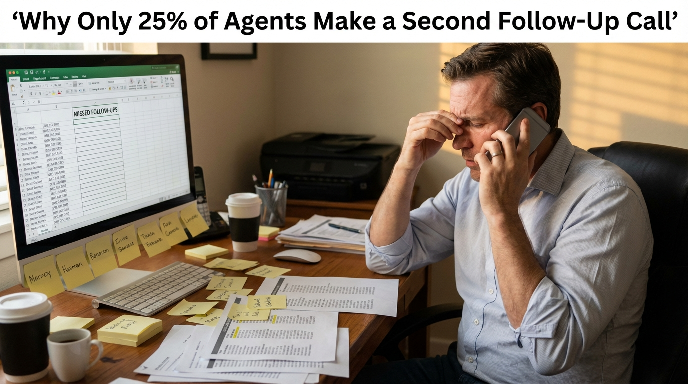 Why Only 25% of Agents Make a Second Follow-Up Call